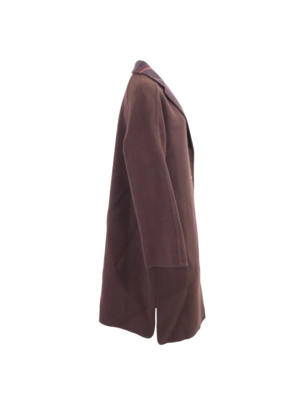 Hermes Sellier Buttons Wool Cashmere Chesterfield 38